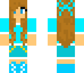cute blue girl