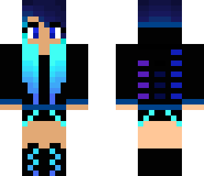 blue girl edit