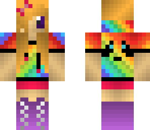 cute ranbow girl