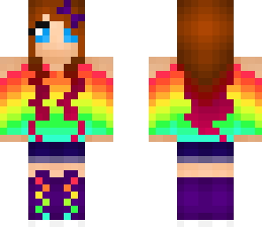 rainbow girl