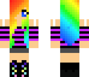 cute rainbow girl