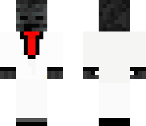 wither skeleton in white suit