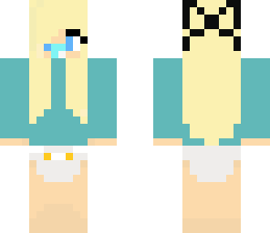 edit of blue baby girl