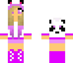 purple panda girl