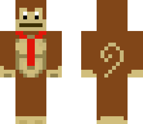 monkey with tie