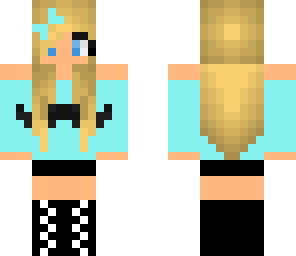 blue mustache girl