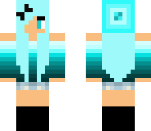 cute blue girl