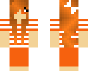 summer orange girl