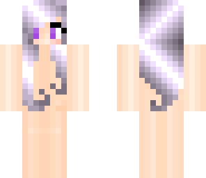 light violet haired skin base