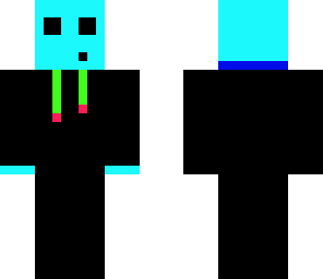blue slime with hoodie