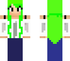 normal nice green girl