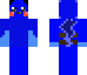 pikachu in blue xd