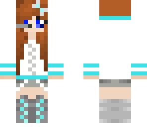 blue gamer girl