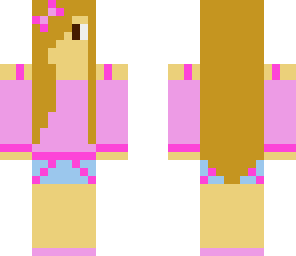 a pink girl