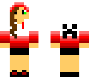 red creeper girl