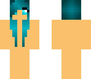 cute cyan girl base