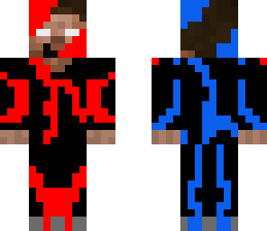 blue but red