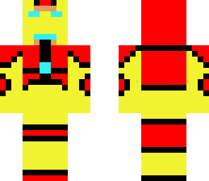 iron man yellow red