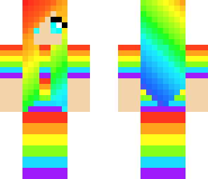rainbow girl