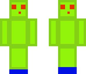 green slime with blue boots