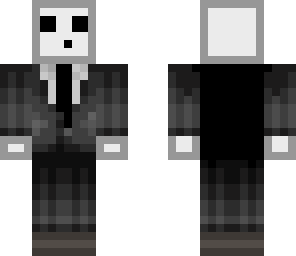 hes white slime in suit but dull