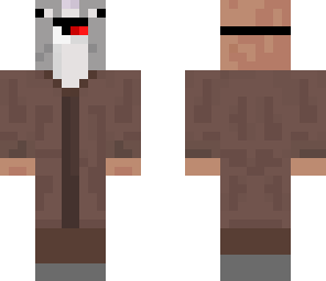 villager with dolphin mask