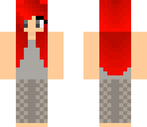 red head in pj's