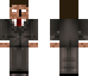 herobrine in a suit 