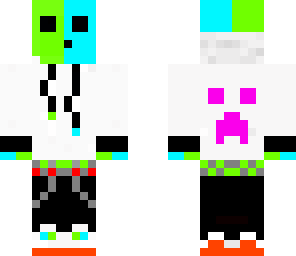 green and blue slime