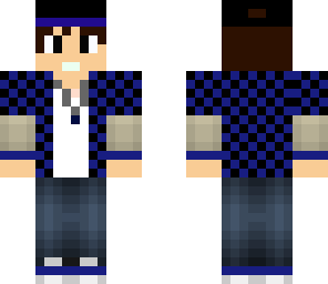 me in blue