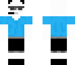 blue panda dude