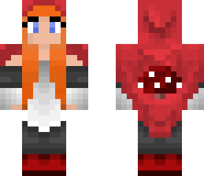 red mushroom hood girl