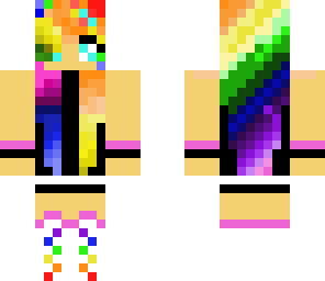rainbow girl