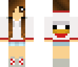 chicken hoodie girl