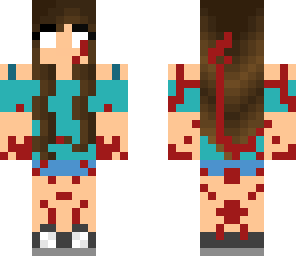 bloody girl herobrine