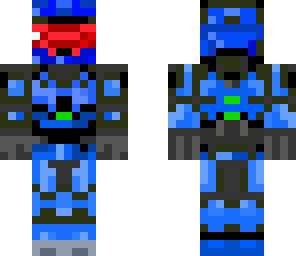 blue master chief red visor