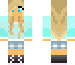 blue girl
