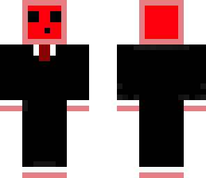 red slime in a suit