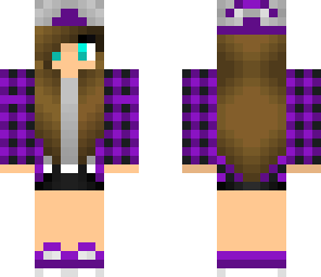 purple skater girl