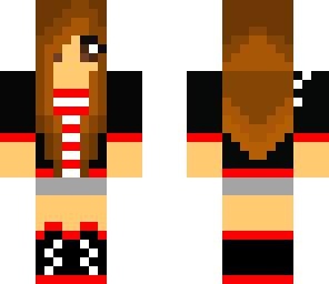 red stripes girl