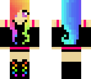 rainbow girl