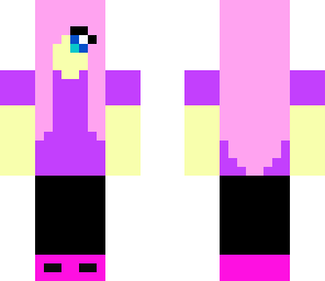 pink haired girl