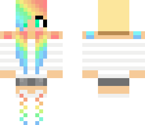 rainbow girl