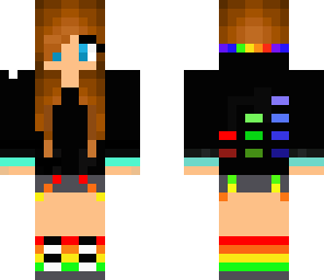 rainbow pretty girl