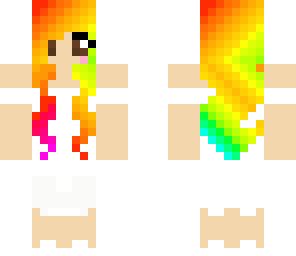 rainbow girl wedding