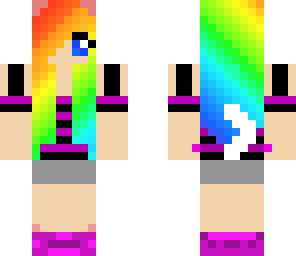 rainbow girl