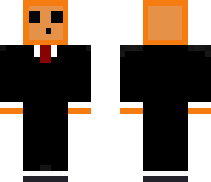 orenge slime in a suit