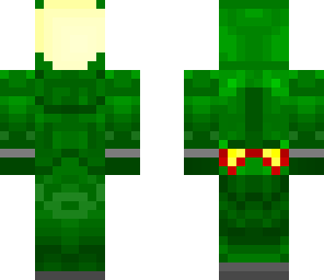 green space suit guy
