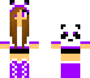 purple panda girl