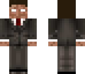 herobrine in a suit 